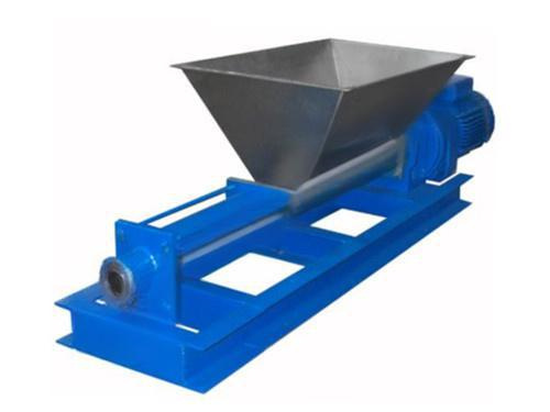 N带喂料器的单螺杆泵